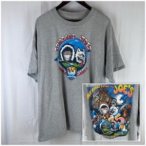 Eskimo Joe's 35th Anniversary 2XL T Shirt‎ Gray 2010 Double Sided